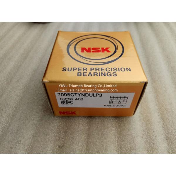 Quality NSK  High Precision Angular contact ball bearing   7005CTYNDULP3 wholesale