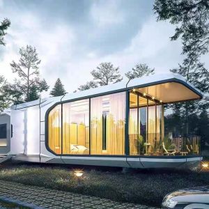 China Portable Space Capsule House with 8 Ton Capacity and Steel Frame on sale