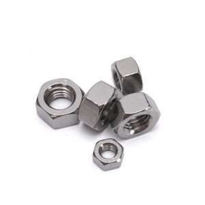 Cheap Industrial Applications High Strength Carbon Steel Hexagonal Nut with Metric Measurement and Galvanized Zinc Plating for sale