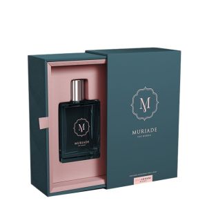 CMYK Printed Perfume Boxes Recycled Cardboard Gift Green Case