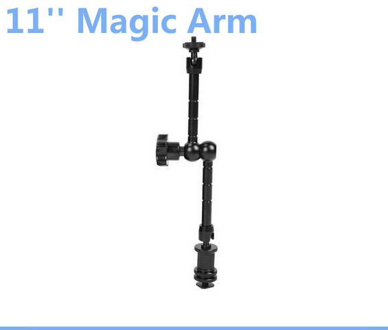 11 Inch Magic Arm, for Camera Camcoder DV LCD Monitor LED light Shoemount DSLR