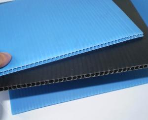 China 2mm,4mm 6mm 8mm 10mm blue corrugated plastic sheet pp hollow core plastic sheets/board on sale