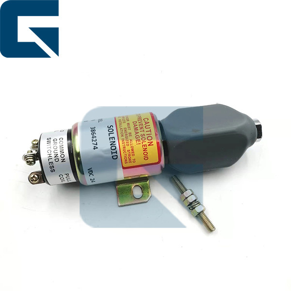 Quality 3864274 1751-2467U1B1S5A For 24V Excavator Parts Stop solenoid Valve wholesale