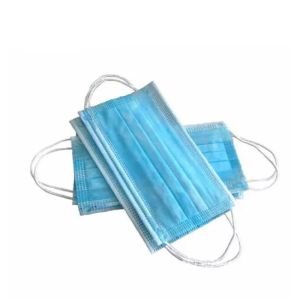 China Breathable Medical Face Mask , Blue Disposable Mask Dustproof Eco Friendly on sale