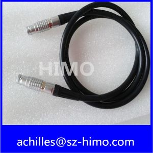 Cheap metal push pull male plug 10 pin cable assembly for sale