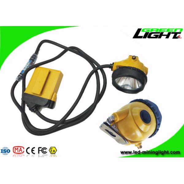 10.4Ah Battery Mining Cap Lights 25000lux Brightness Cable Flashing Headlamp