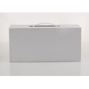 Custom Printing Color Shipping Cardboard Gift Boxes With Plastic Handle