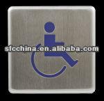China Anti-theft 4.5 square push to open or push to exit switch for Handicap door push button on sale