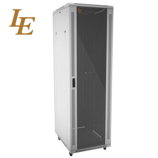 Adjustable Feet Server Rack Cabinet Enclosure SPCC 19 Inch 42U 800 * 800 RAL7035
