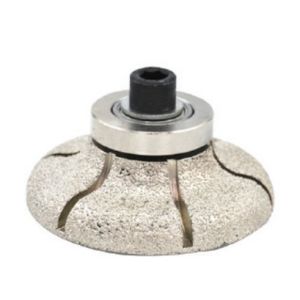 Long Service Life Vacuum Brazed Diamond Router Bit For Grinding Marble