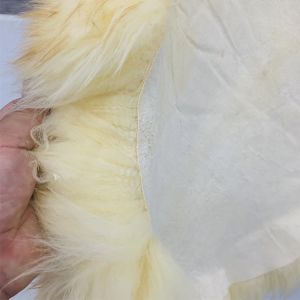 Sleeping Sheepskin Cushion Pads Mat Black For Chair