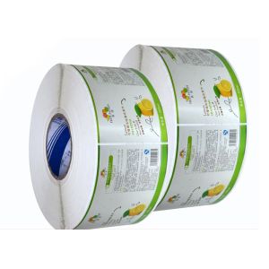 Custom Roll Labels Paper Self-Adhesive Stickers Roll With Artwork Printing For