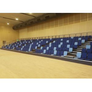 University Modular Grandstands Upholstered Seating For Muti Purpose Hall