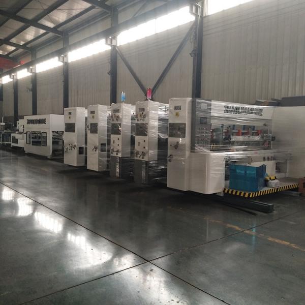 Quality Full Automatic 4 Colors Printer Slotter Die Cutter Folder Gluer 3-7 Mm Thickness wholesale