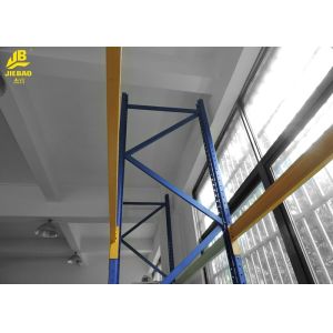 Warehouse Selective Pallet Racking System , Metal Industrial Pallet Rack
