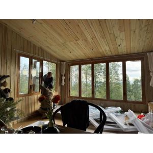 China DERCHI aluminum casement windows with 1.8mm profile thickness and double tempered glass for heat insulation and soundproofing on sale