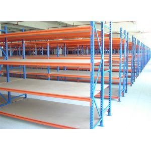 Cold Rolled Steel Long Span Racking System Garage Storage Shelving RAL System