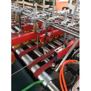 10kw Automatic Carton Folding Gluing Machine For Max Thickness 7mm