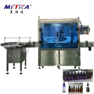 Glass Dropper Bottle Monoblock Filling And Capping Machine Essential Oil Bottle
