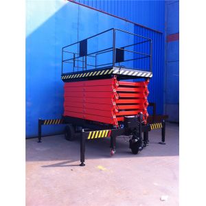 Warehouse High Height Install/Maintence Equipment Mobile Scissor Structure