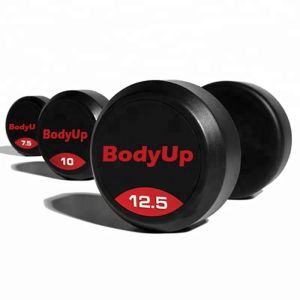 Cross Fit Training Fitness Equipment Dumbbells Solid Rubber Material