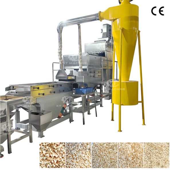 Fully Automatic Stainless Steel Peanut Crushing Machine For Nut Processing