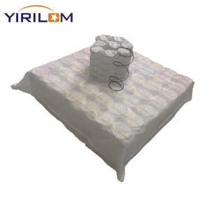 White Roll Non Woven Fabric Packed Pocket Spring Unit For Sofa Cushion