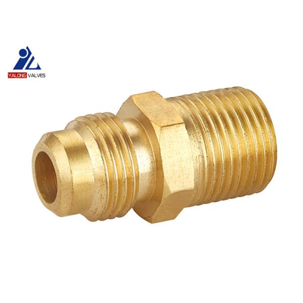 Quality DIN259 Male Nipple Brass Fittings ISO14001 Threaded Brass Pipe wholesale