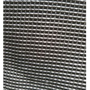 Black Microfiber Waffle Fabric 300gsm 150cm Width For Beddings Clothes