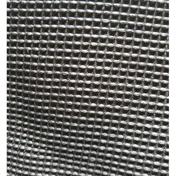 Quality Black Microfiber Waffle Fabric 300gsm 150cm Width For Beddings Clothes wholesale