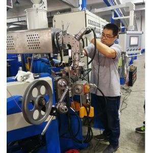 Siemens Motor High Speed Wire Extrusion Machine For Power Cable Manufacturing