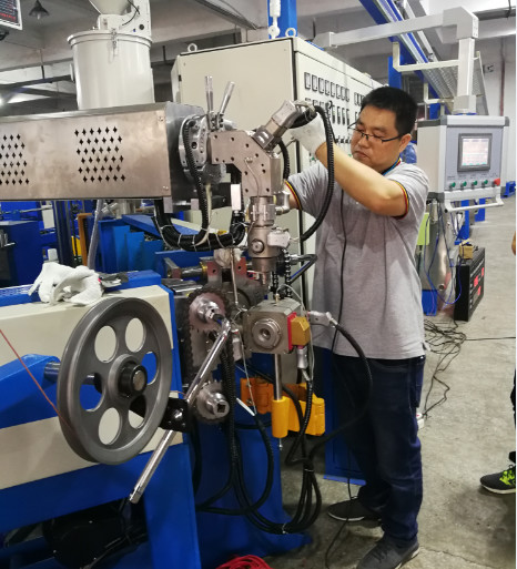 Quality Siemens Motor High Speed Wire Extrusion Machine For Power Cable Manufacturing wholesale