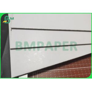1.8mm White Lined Chipboard One Side Coated Solid Grey Back Board