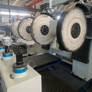 High-Efficiency Industrial Metal Polishing Machine with Adjustable Wheels