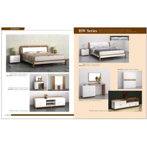 Melamine Finish Home Room Furniture Dresser Particle Board Material With Mirror