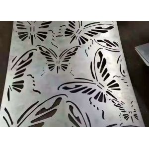 Irregular Decorative Aluminum Perforated Metal Sheet 0.5mm Thickness 2.0m Width