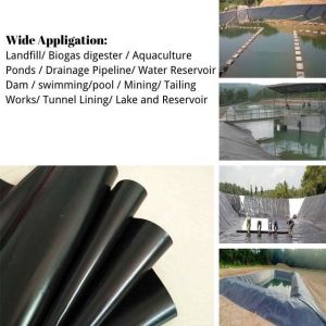 0.2mm-1.5mm HDPE Geomembrane for Fish Pond Shrimp Liners Anti-Oxidation and