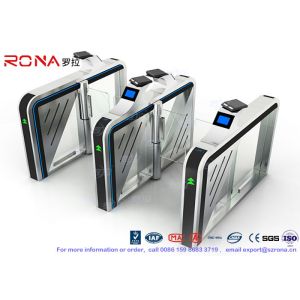 CE Approved Luxury Speed Gate Access Control System For Office Building With 304