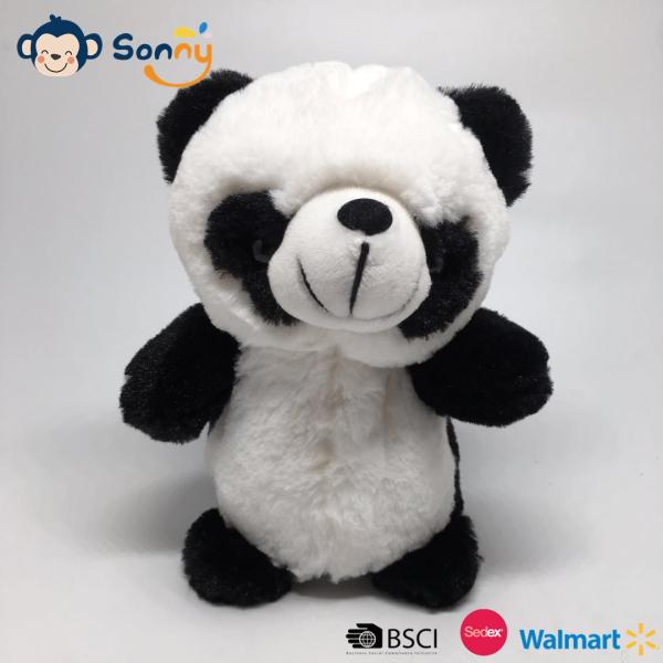 Quality EN71 Stuffed Animal Talking Back Panda Plush With 100% PP Cotton Inside wholesale