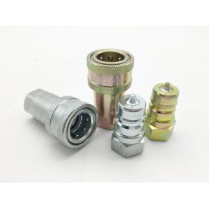 ISO 7241-B Hydraulic Quick Coupler With Compatibllity Parker 60 Series