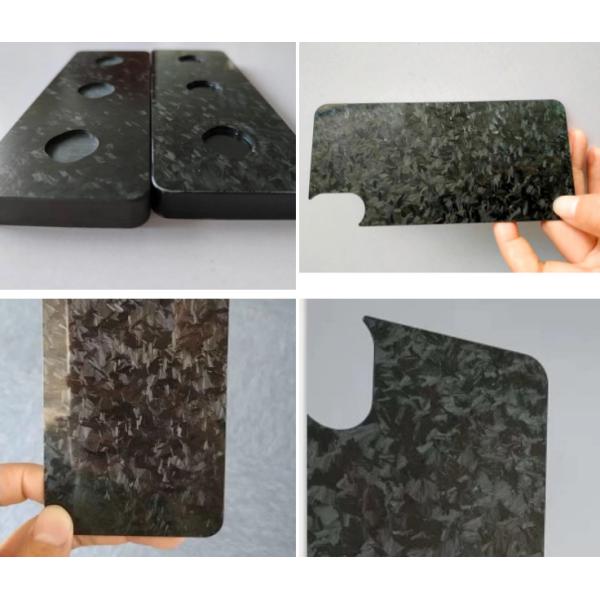 Forged Composite Carbon Fiber Sheet Custom Cnc Cutting Matt / Glossy Surface