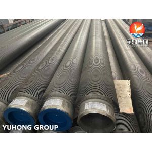 ASTM A312 TP304 HF Welding Fin Tubes With SS304 Fins Tubos Aletados