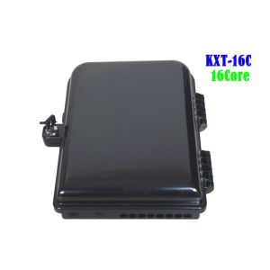 24 Core Outdoor Fiber Optic Distribution Box ABS PC Wall Hanging Pole Installati