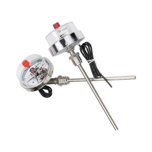 Industrial Bimetallic Thermometer with Customized Support and Precision