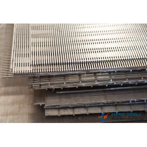 SS304 & SS316 Series, Flat Wedge Wire Screen, 0.05mm-10mm Slot Hole