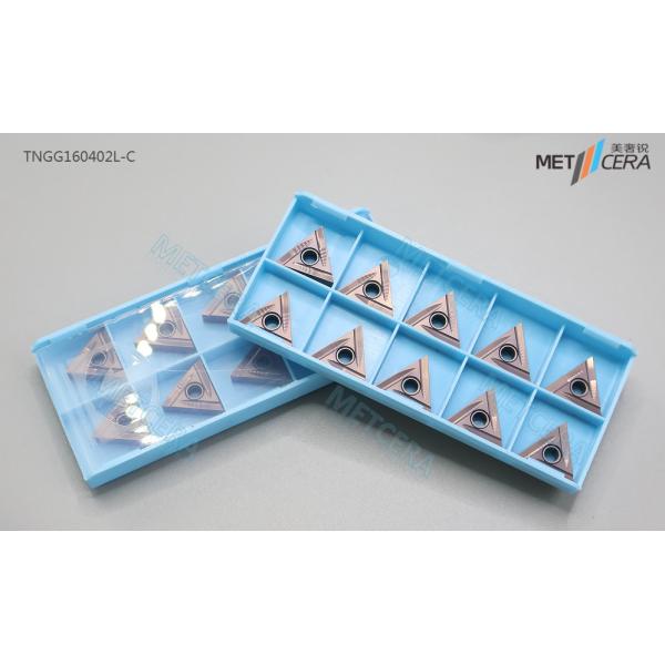 60° Triangle Negative With Hole TNGG16 Left Hand Cutting Turning Insert, Carbide