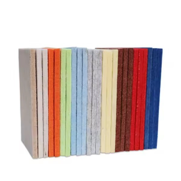 Quality Sound Absorbing Fire-proof Acoustic Panel CE Certificate Wall Ceiling Polyestercolorful PET Acoustic Panel With Low Price wholesale