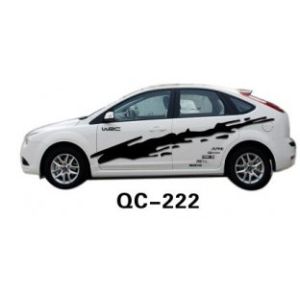 Environment-friendly PVC & Ink Custom Car Body Sticker QC-222K