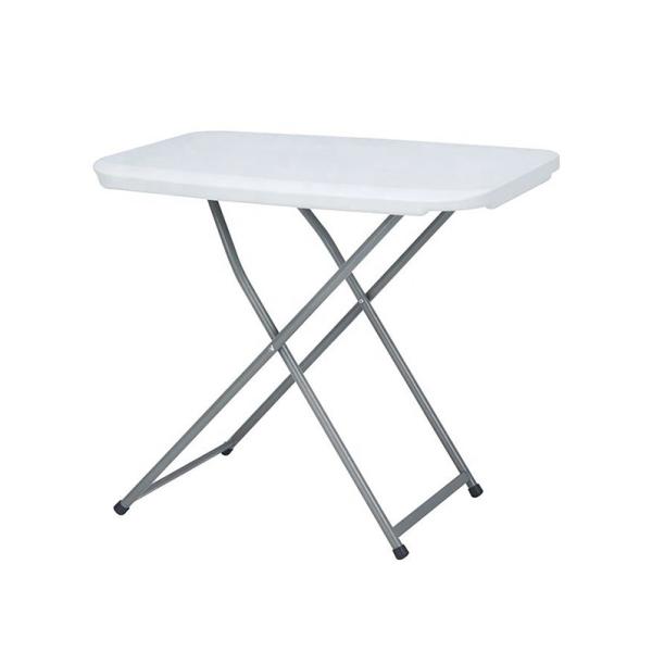Outdoor Portable Folding Table, Simple Rectangular Plastic Dining Table And