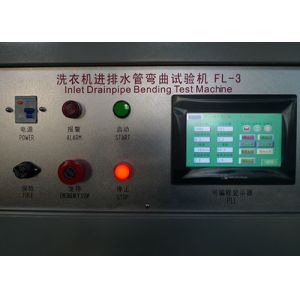 CSA Household Appliance Test Equipment , Inlet Drainpipe Bending Test Machine